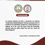 Información Importante de la Escuela Superior de Artes y Desarrollo de Talentos