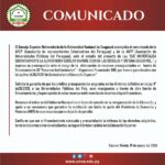 Comunicado a la opinión pública