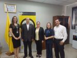 📌Del 7 al 11 de abril, la Prof. Dra. Emilce Tavares B., Asesora Académica,  junto a la Directora General de Relaciones Interinstitucionales Prof. Mgtr. Mirian Penayo, realizaron visitas a los Decanos de las Unidades Académicas de las carreras focalizadas (Administración de Empresas, Ingeniería Agronómica, Ingeniería Electrónica, Derecho y Medicina), en el marco del Proyecto ModESPar.